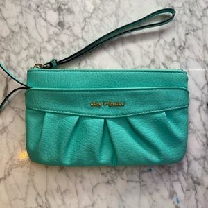 teal wristlet